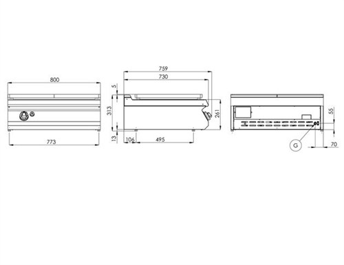 Mått ST-708-G